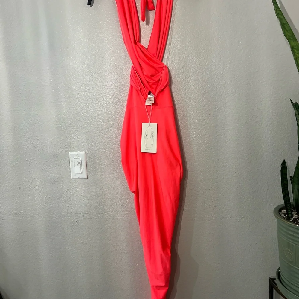 Baobab Kena stretch jersey midi dress Size Small - Picture 2 of 10